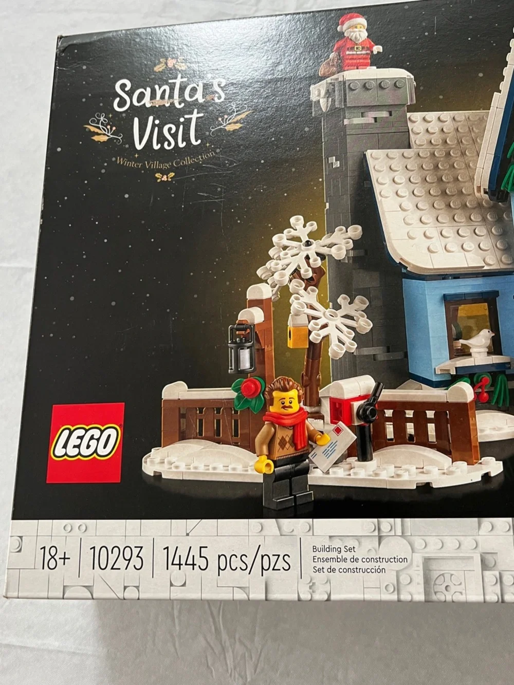 LEGO | Santa's Visit Holiday House Blue & White 10293 Collectible NWT Ages 18+